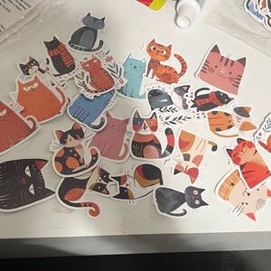 Kawaii Animated Lot of Stickers Set of 25 New in Package Shipping Supplies